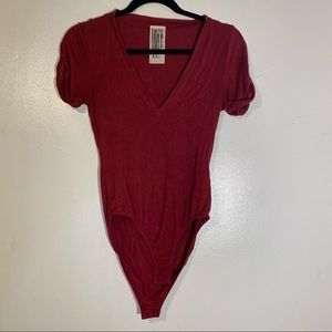 Free people bodysuit top size xs